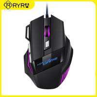 ZZOOI RYRA 7 Keys Mice 4 Gear Wired Mouse 2400DPI Mechanical Keyboard Mouse Gamer Mouse Wired Silent Gaming Mice For PC Laptop Macbook