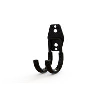 Iron Hanging Hooks Orange Warehouse Hook Garage Storage Utility Double Hooks Screw Heavy Duty for Organizing Power Tools Holder Hook