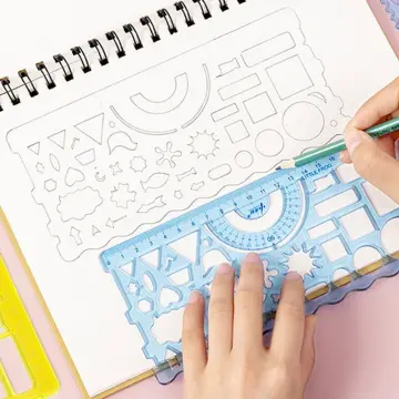 Spiral Art Kit Gear Design Ruler Kit Children Geometric Ruler Template  Spiral Drawing Tool Art Toy Gifts Kids Stationery Supply