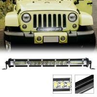 LED Light Bar Spot Flood Combo Beam Slim Single Row LED Driving Lamp Off Road Lights LED Work Light