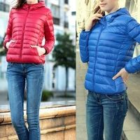 [COD] Parka Womens Down Jacket Female Warm Coats Hooded Ladies Cotton Padded Lining Outwear XS-XL