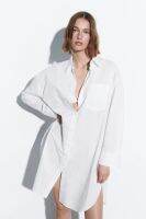 เสื้อเชิ้ต 5 ตัว K Europe and America ขายส่ง 2023 summer lapel long sleeve womens medium length 4-6688