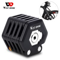 WEST BIKING Foldable Bike Lock MTB Road Bicycle Hamburg Lock High Security Anti-Theft Scooter Electric E-Bike Cycling Chain Lock Locks