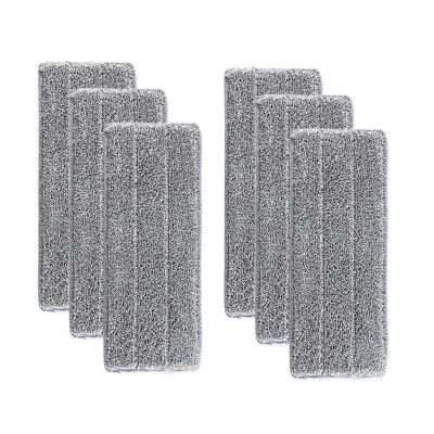๑ 3-20pcs Microfiber Mop Pad Replacement Microfiber Washable Spray Mop Dust Mop Household Mop Head Cleaning pad grey color