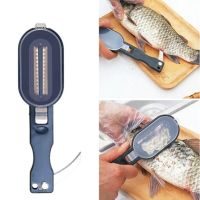 Fish Scale Scraper Skin Brush Easy Clean&amp;Remove Scales Scraping Graters Safe Scraping Peeler Knife Kitchen Peeler Seafood Tools