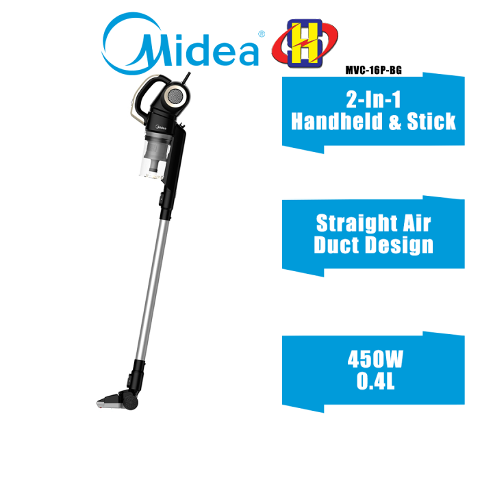 Midea Vacuum Cleaner (450W/0.4L) 2In1 Handheld Stick Vacuum MVC16P