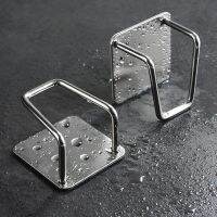 ETXSponge Holder Stainless Steel Punch-free Self-adhesive Drainer Rack Rag Wash Basin Storage Pendant Kitchen Bathroom Accessories