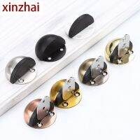 Magnetic Door Suction Stainless Steel Door Stopper Silent Metal Hemispherical Door Blocking Turtle Top Door Stoper Door Hardware Locks