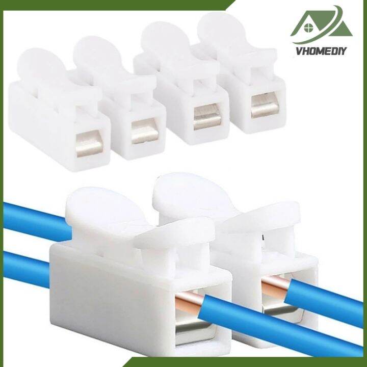 Electrical Cable Connectors 10pcs Quick Splice Lock Wire Terminals ...