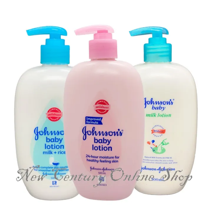 Johnson’s baby milk lotion Milk rice lotion baby lotion 500ml Lazada PH