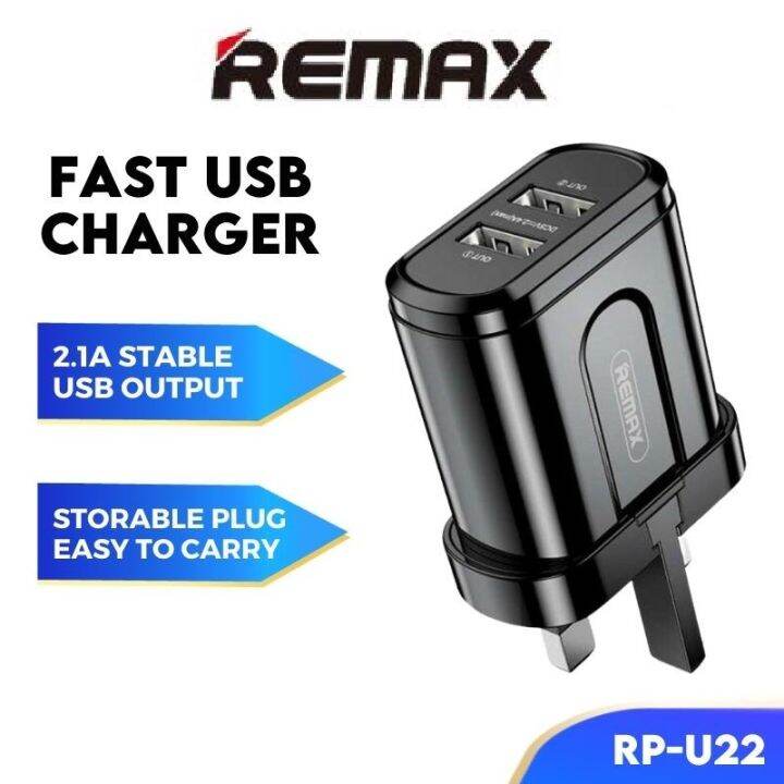 REMAX Charger Adapter Fast Charging Adapter Charger Remax RP-U22 Fast ...