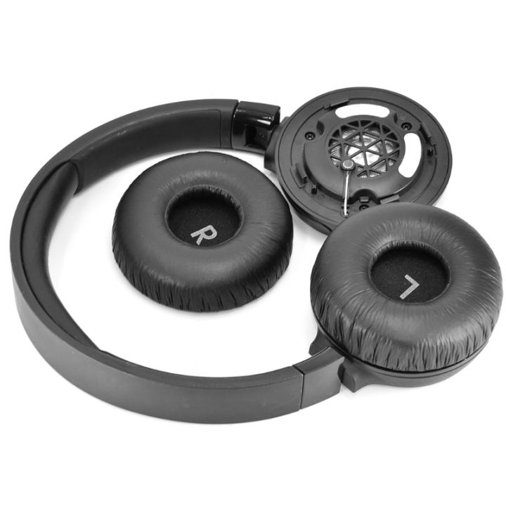 1คู่ของการเปลี่ยนแผ่นรองหูฟังเบาะปิดหูกันหนาวปกชิ้นส่วน-earpad-หมอนเปลี่ยนสำหรับ-tune600-btnc-หูฟังเบาะ