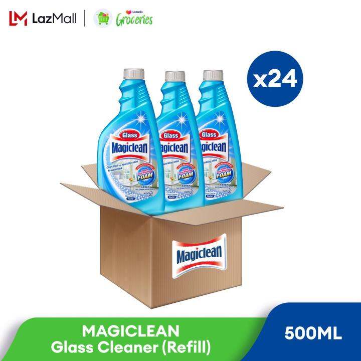 [CARTON] Magiclean Glass Cleaner Refill (500ml) x24 Lazada