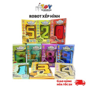 Đồ Chơi Lắp Ghép Robot Chữ Số Biến Hình Dành Cho Bé