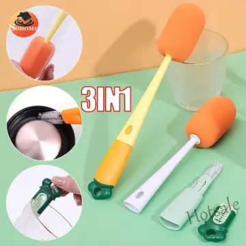 3 In 1 Multifunctional Cup Cleaning Brush - Green