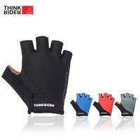 hotx【DT】 Cycling Gloves Half Shockproof Breathable MTB Mountain Men