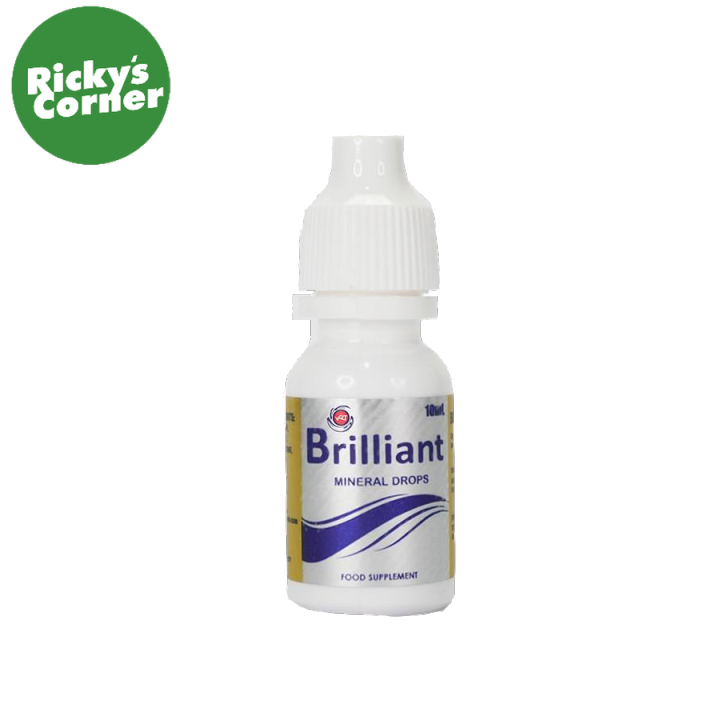 Billiant Mineral Drops for dry itchy burning eyes, sensitivity to light