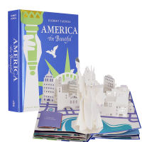 America the Beautiful: a Pop Up Book Childrens Book Picture Book 3d Puzzle Activity Book Fun Book Collection Gift Hardcover Full Color Folio