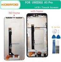 หน้าจอ LCD สำหรับ UMIDIGI A5 PRO + อะไหล่หน้าจอสัมผัส100% การกำหนดตำแหน่ง LCD เดิมเซ็นเซอร์ LCD