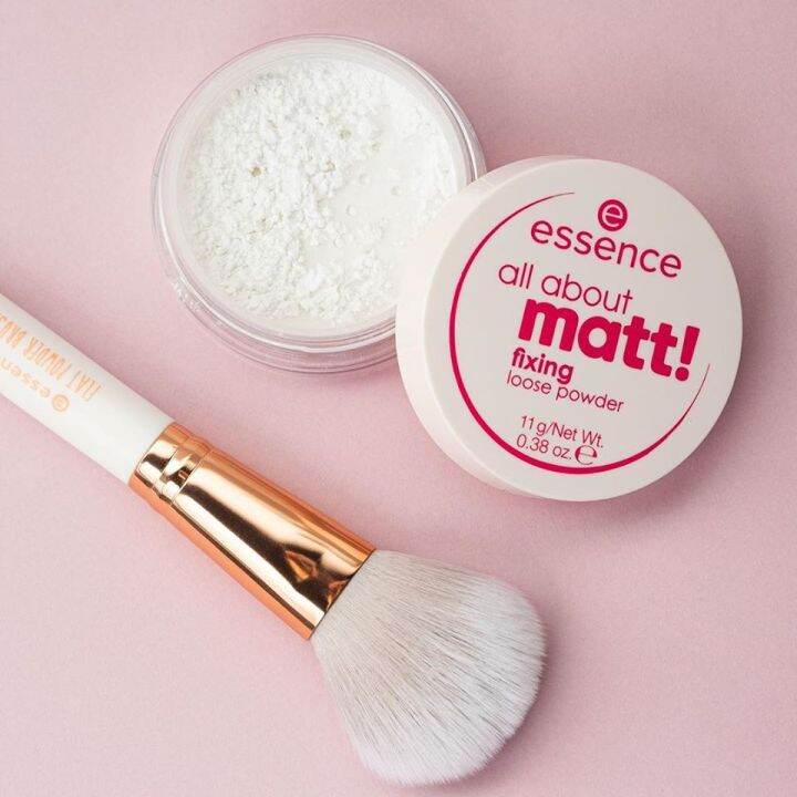 essence-เอสเซนส์-all-about-matt-fixing-loose-powder-แป้งฝุ่น-แป้ง-คุมมัน-เครื่องสำอาง