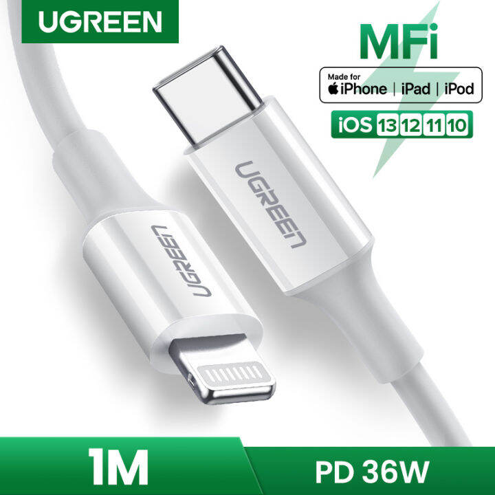 Ugreen Mfi Iphone Fast Charging Cable Usb C To Lightning Pd Fast