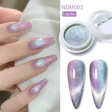 0.3g Holographic Nail Powder Chrome Laser Pigment Mirror Glitter Nail Art  Decora