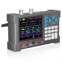 1Set 2-Channel Handheld Oscilloscope 120MHz Bandwidth 500MSa/S + Digital Multimeter Tester Portable