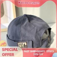 Kocoo พับ skullcap Retro Men กะลาสีหมวกผู้หญิงอบอุ่นม้วนข้อมือถังหมวก brimless หมวก