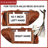 Xps กรอบเครื่องเล่น GPS MP5แอนดรอยด์2015-2018สเตอริโอวิทยุรถยนต์สำหรับ TOYOTA Hilux Revo ฝาครอบเส้นประ2 Din