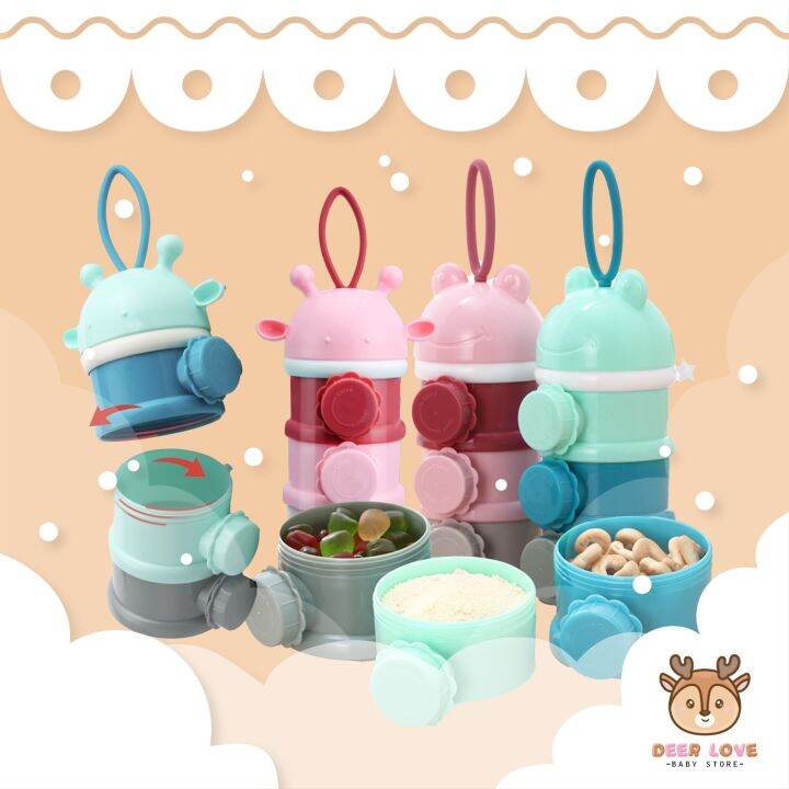 YL - Portable Baby Milk Powder Dispenser Food Storage Container 350 ML | Malaysia