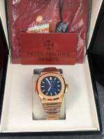 Patek Philippe สุดหรู ระบบออโต้เครื่องญี่ปุ่น แท้ (รูปถ่ายจริง) มี 4 สีให้เลือก