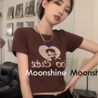 COD DSGTREYTTRYUII Moon เสื้อครอป เสื้อสายเดี่ยว ย้อนยุค y2k 2022 NEW 22102801