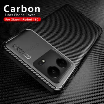 Cheap Carbon Fiber Case for Xiaomi Redmi 13C Soft Silicone Phone