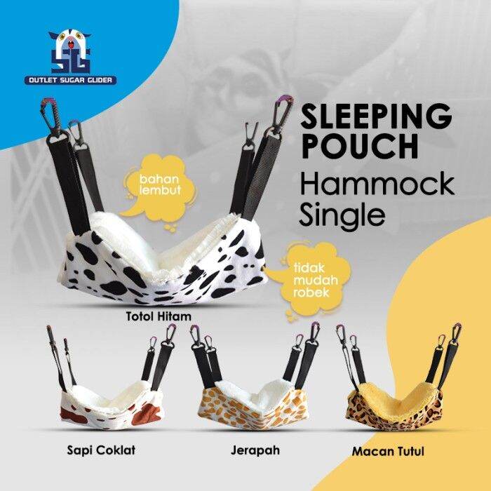 SLEEPING POUCH MODEL HAMMOCK SINGLE SUGAR GLIDER Lazada Indonesia