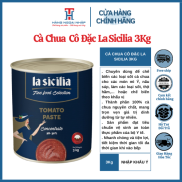 Hộp 3Kg Cà Chua Cô Đặc Nghiền Nhuyễn Tomatoes Paste La Sicilia Nhập Khẩu Ý