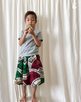 MERMEO |【SK-82】XL(130-140) African batik kids skirt | กระโปรงเด็กผ้าแอฟริกันบาติก