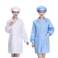 Lengthened Dustproof Clothes Car Cover Mens Dustproof Clothes Long Sleeve Clother Unlined Long Gown Top Mid-Length and Hat Anti-Static Clothing