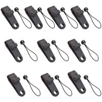 10Pcs Tarp Clips and 10 Pcs Bungee Cords, Bungee Cord Clips Tie Down Clamps Tarp Clips Heavy Duty Lock Grip Accessories