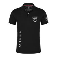 2023 NEW Style New pattern Tesla Men Polo Shirt Comfortable Deer  Polo Shirt Men High Customized Polo