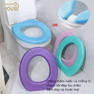 Waterproof Toilet Seat Cover Thickened Four Seasons Universal Cushion Paste  Type