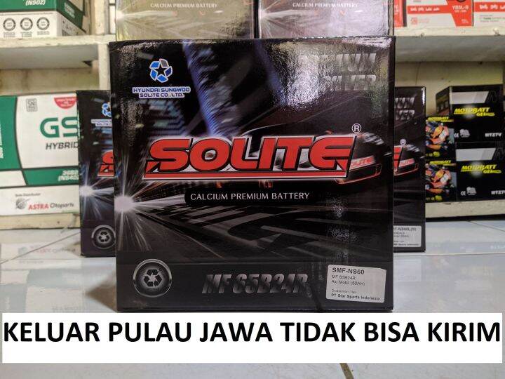 AKI MOBIL AKI KERING MOBIL AKI SOLITE ORIGINAL AKI MOBIL 12 VOLT 50