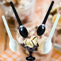 ✶✶❈ 50Pcs Plastic Spoon Dessert Spoons Disposable Kitchen Utensils Cake Pudding Ice Cream Tool Banquet Restaurant Kitchen Supplies