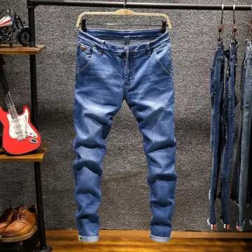 pencil fit jeans men's - Buy pencil fit jeans men's at Best Price  in Singapore