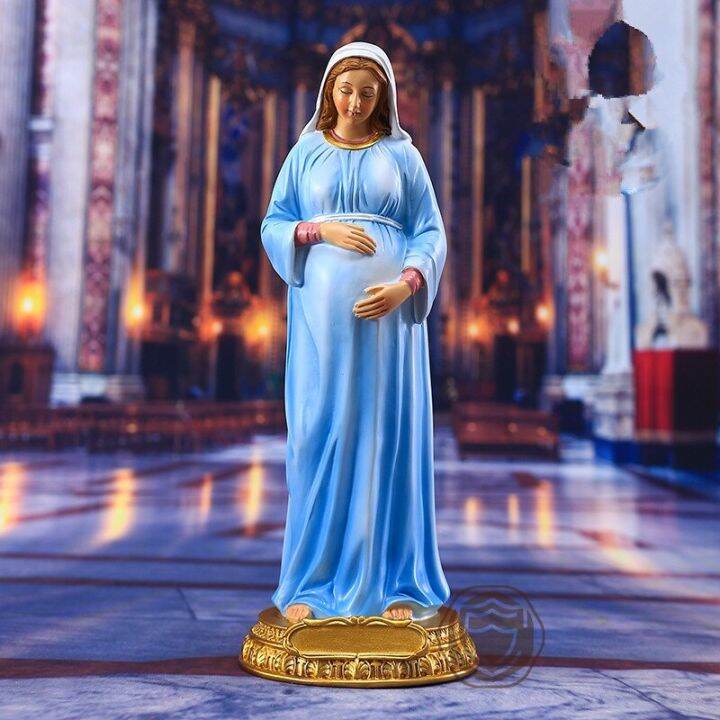 Mary Mother Of God Resin Figurine Statuepregnant Virgin Mary Statuepregnancy T For First 5856