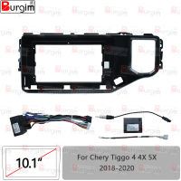 รถวิทยุ Fascias สำหรับ Chery Tiggo 4 4X 5X 2018-2020 10นิ้วสเตอริโอแผงสายไฟสายไฟอะแดปเตอร์ Canbus ถอดรหัส