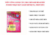 VIÊN UỐNG GIẢM CÂN 12KG MINAMI HEALTHY FOODS NHẬT BẢN GIẢM MỠ BỤNG