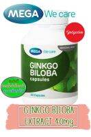 Mega We Care GINKGOBILOBA EXTRACT 40mg จิงโกบิโลบาสกัด 40 มิลลิกรัม 60capsules