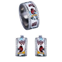 【YF】❄✙﹊  Fashion Jewelry Set for Woman CZ Enamel Earrings Sets