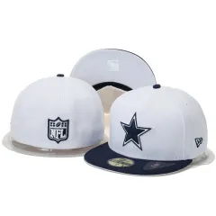 Dallas Cowboys New Era NFL Sideline Road Black 59FIFTY Fitted Hat Size 7  55.8cm