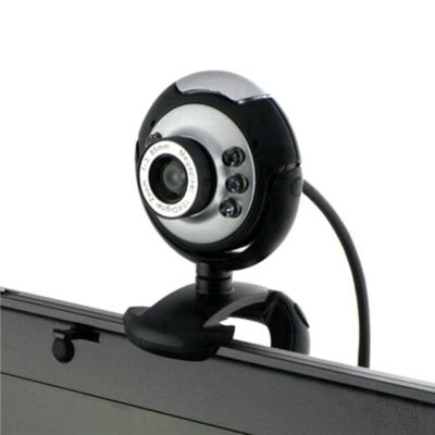 ✠✔ Webcam 480P For PC Laptop Desktop Computer USB Plug Rotatable 6 LED HD Webcam Video Online Class Webcam With Microphone
